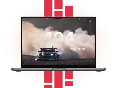 404 page for Forward Auto 404 auto design drift graphic design not found sport typography ui ux