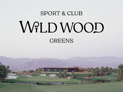 Wildwood Sport & Club branding club golf graphic design greens identity logo sport wildwood