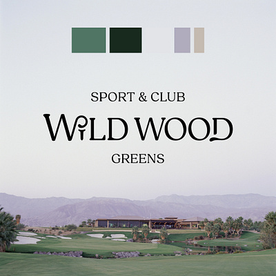 Wildwood Sport & Club branding club golf graphic design greens identity logo sport wildwood