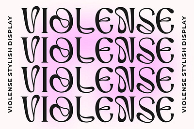 Violense - Stylish Display Font bold fonts classic fonts curly fonts decorative fonts display fonts fancy fonts headline fonts ligature fonts modern fonts retro fonts rustic fonts sans serif fonts typeface fonts vintage fonts