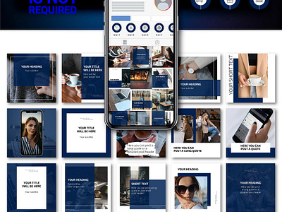 Dark Blue CANVA Instagram Templates blogger templates highlight highlight icons highlight instagram instagram stories instagram story instagram template shop template stories stories highlights stories template story highlight icons story highlights story template template template blog