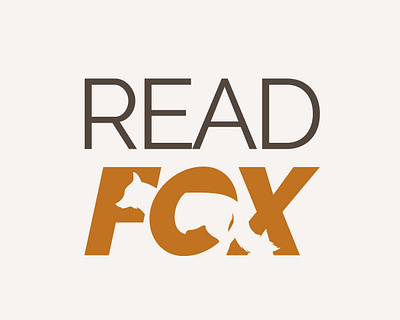 READ FOX / Fox logo branding dailylogochallenge design graphic design illustration logo typography vector