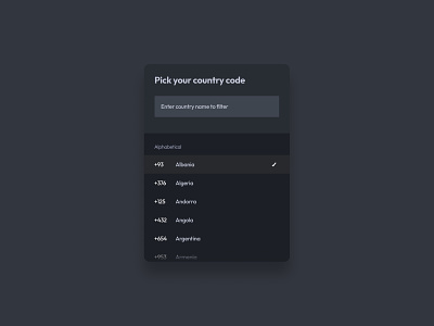 Country Code Select active state branding card design card element country design challenge interface form iphone iphone 15 iphone design iphone gui iphone interface new iphone product product design ui uiux user experience user interface ux