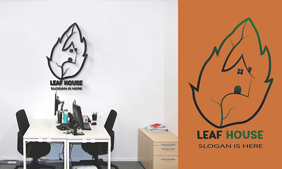 Leaf House corporate design graphic design logo