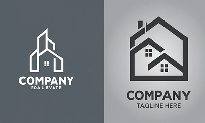 Real Estate logos corporate design graphic design logo real estate