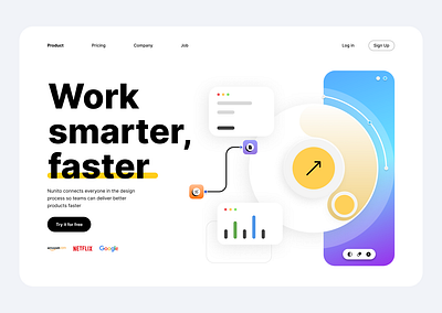 Challenge 01 : Design a Professional Website UI creative design figma ui web website design