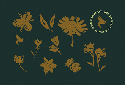 Blumegeist Flower Illustrations brand design branding illustrations visual graphic