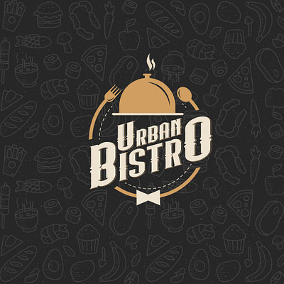 Urban Bistro Logo Design 3d animation branding brochures design food logo design graphic design illustration logo motion graphics typography ui urban bistro ux vector