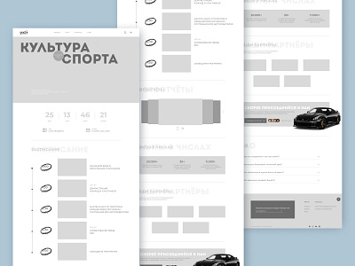 Sochi Autodrom Landing Page Draft auto design draft event graphic design landing page sport typography ui ux vector
