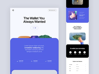 Western wallet - Concept Design crypto design nft trends trendy ui ux uxui wallet web web3 webdesign website