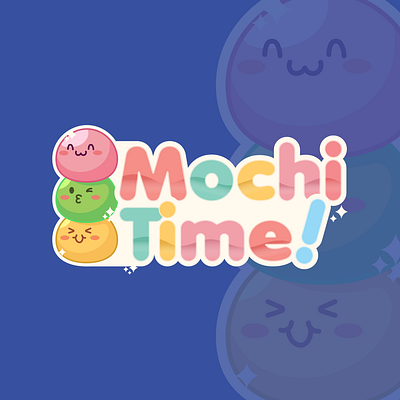 It's Mochi Time! 🍡🍢 character design desert design graphic design illustration logo logo design mascot mochi mochi design mochi illustration mochi logo mochi time sweet vector