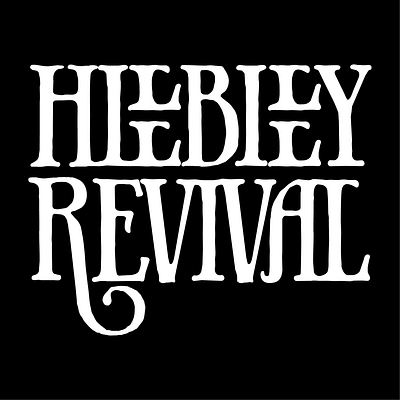 Hillbilly Revival Logo black logo white