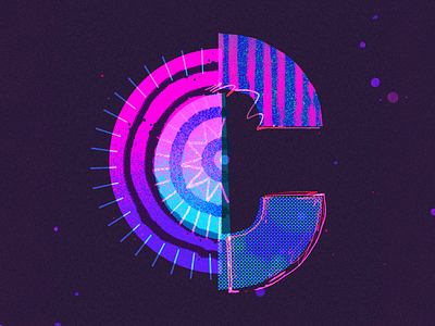 36 Days of Type | C 36 days 36 days of type abstract c challenge font geometric letter letter c lettering type type design typography