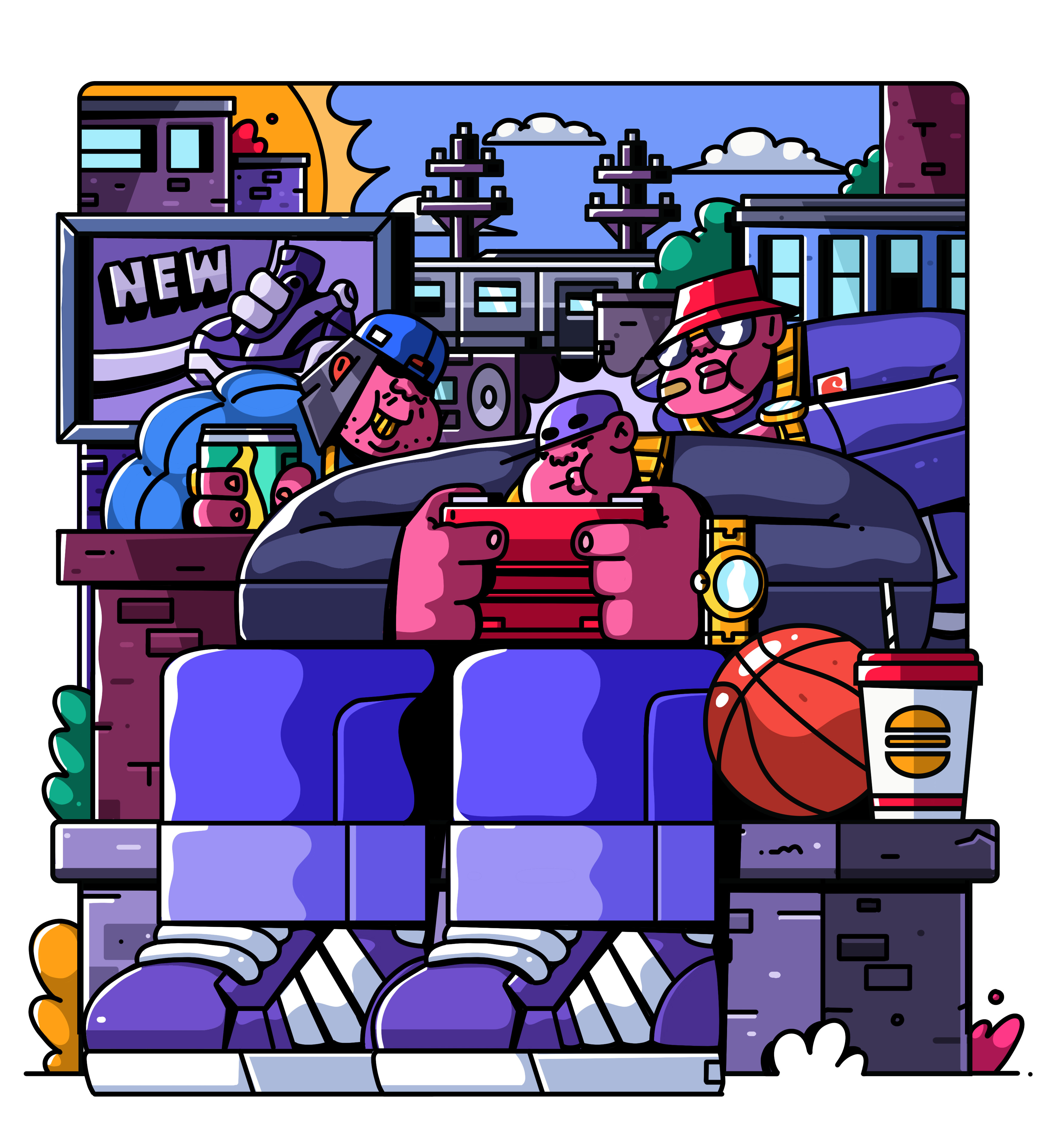 Nintendo Session art character graffiti illustration street streetwear videogames