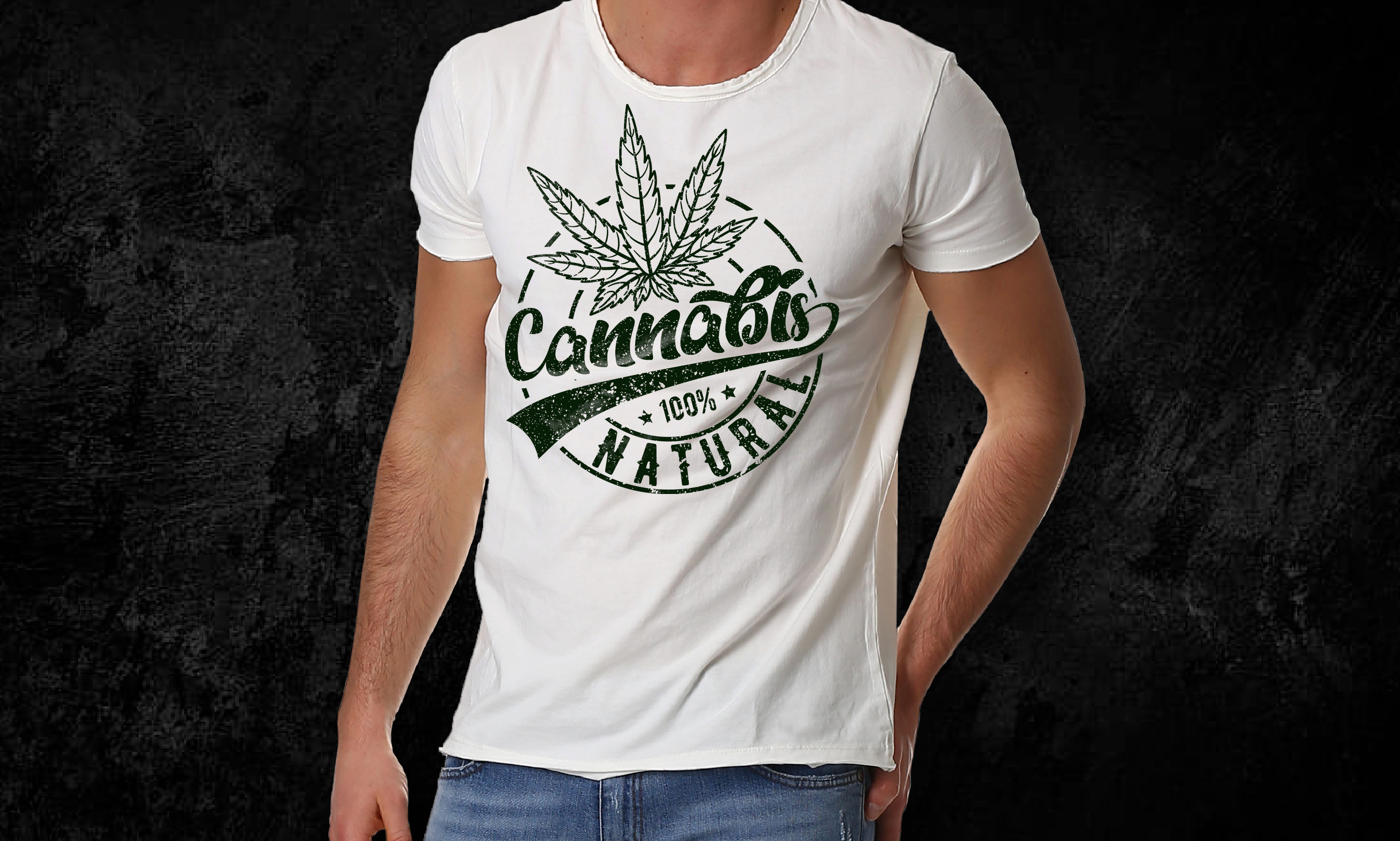 Natural cannabis t-shirt business cannabis graphic design pod redesign shirt sweeter t shirt t shirt design tee vector tee