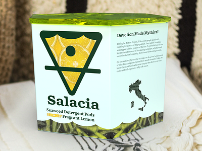 Salacia Seaweed Detergent brand manual branding eco friendly graphic design packaging regenerative