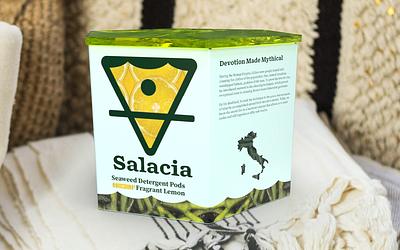 Salacia Seaweed Detergent brand manual branding eco friendly graphic design packaging regenerative