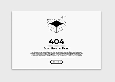 404 Error Page ui