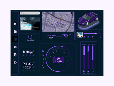 Automotive Interface #034 daily challange daily challenge daily034 design figma figma design ui ux