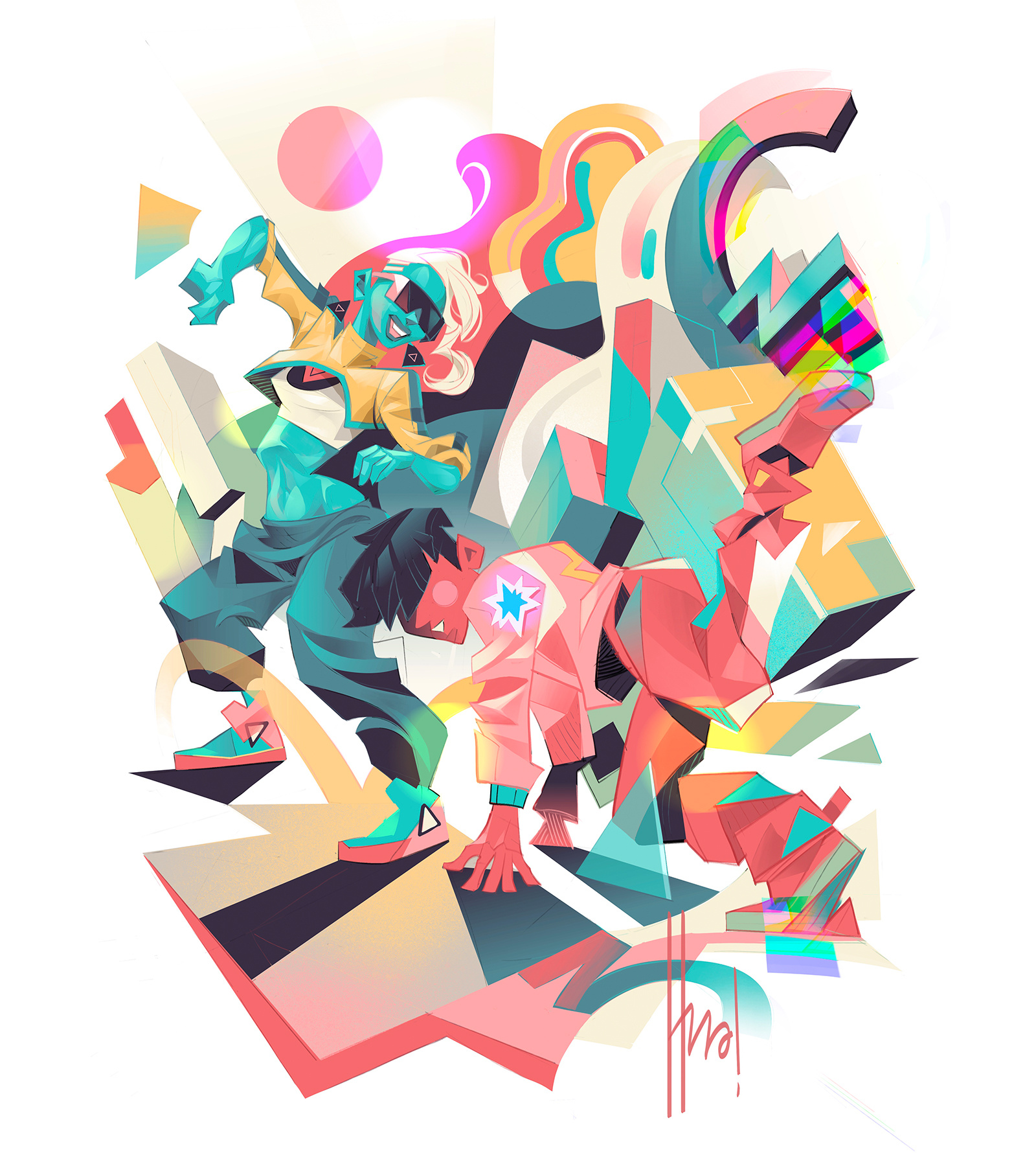 Street Dancers 🤸 acrobat baskers freestyle illustration stree art street dance urban dance