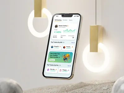 Crypto Trading Signals & Insights blockchain crypto crypto trading design mobile app product design signals ui uiux