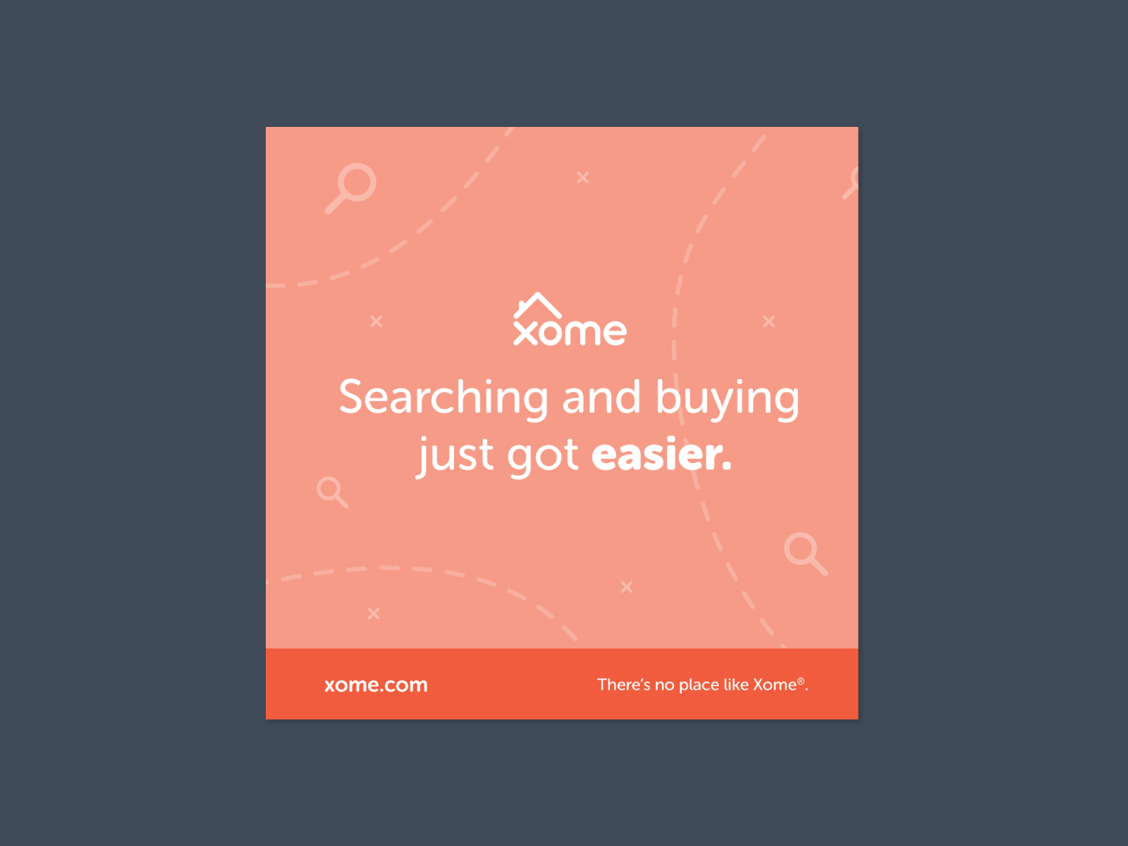 Xome "X Marks the Spot" Campaign | Organic Social auction brand awareness branding campaign graphic design homes iconography illustration instagram marketing real estate social social media