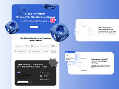 Website Redesign: Elevating Digital Experiences 3d ai ai website chat chatbot landing page redesign review ui ux web website website ui