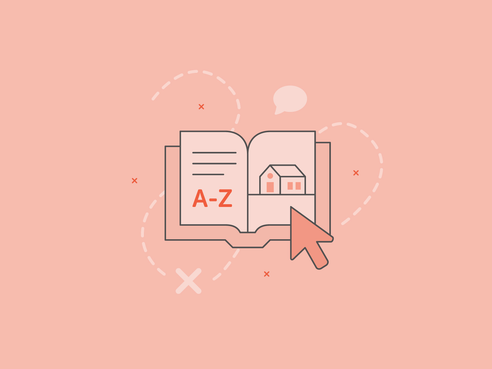 Xome "X Marks the Spot" Campaign | Education Illustrations 2d brand awareness branding campaign education homes iconography illustration investing real estate