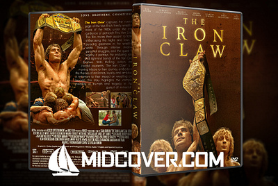 The Iron Claw (2024) DVD Cover design dvd dvdcover dvdcustomcover photoshop