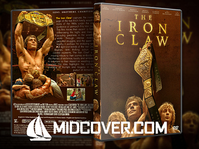 The Iron Claw (2024) DVD Cover design dvd dvdcover dvdcustomcover photoshop