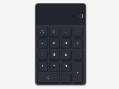 Day 03: Math Day | Calculator #FullStackJourney ui