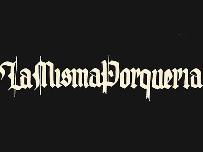 La misma porqueria 36daysoftype custom type illustration lettering