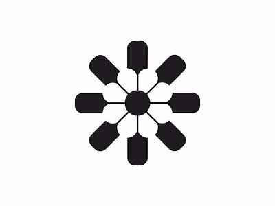 Flower branding design flat graphic design icon illustration logo minimal vector