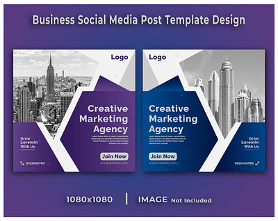 Business Social Media Post Template Design animation illustration motion graphics