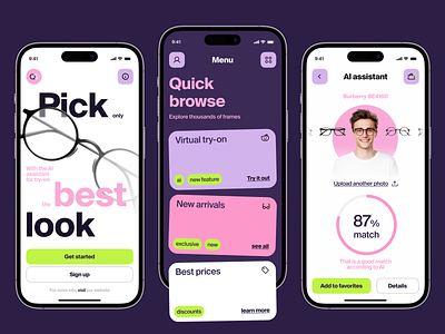 OpticStyle - Mobile App Concept uitips