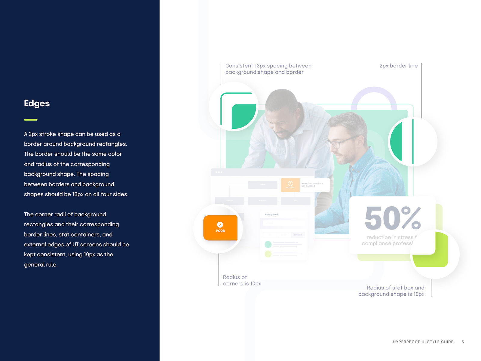 Hyperproof | UI Style Guide branding design event branding graphic design illustration logo ui ux vector web design