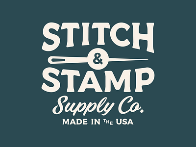 Stitch & Stamp Alt branding design graphic design identity illustration logo mark vector