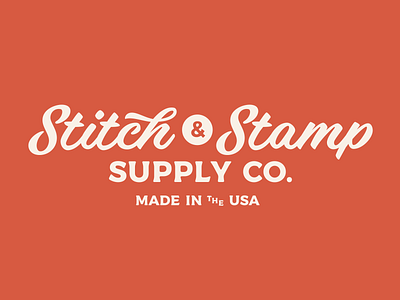 Stitch & Stamp Alt branding design graphic design identity illustration logo mark vector