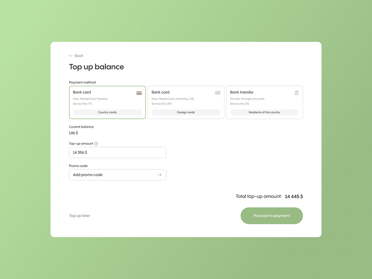 Browse thousands of Balance UI images for design inspiration | Dribbble