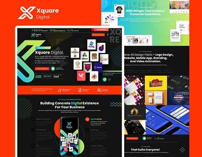 User Interface - Website design - Landing Page branding creative design graphic design landing page ui web design web layout