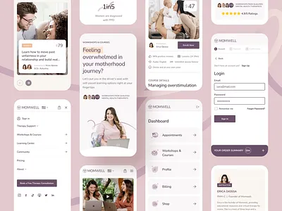 Responsive Web App for the Healthcare Saas Product mobile design mobile responsive ui ui design ux ux design web app