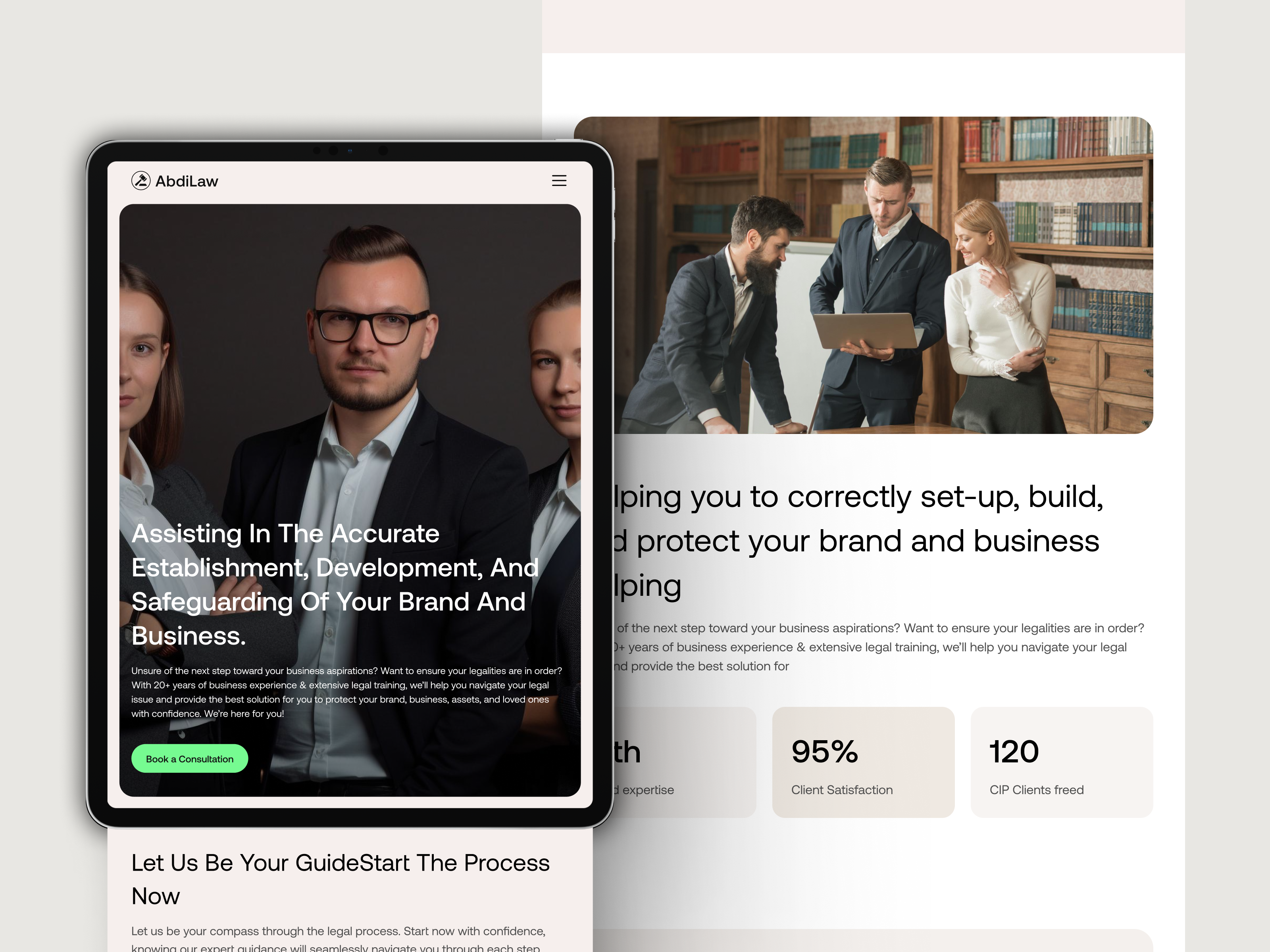 AbdiLaw - Lawyer Website [Responsive] company company profile consultant corporate corporate law design landing page law law firm lawyer lawyer website legal responsive ui design web design website design