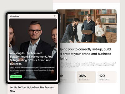 AbdiLaw - Lawyer Website [Responsive] company company profile consultant corporate corporate law design landing page law law firm lawyer lawyer website legal responsive ui design web design website design