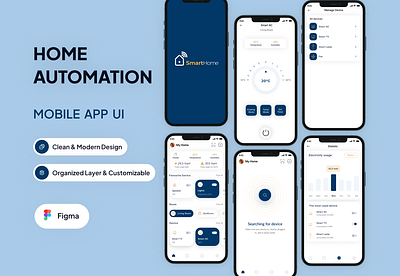 Home Automation App figma ui