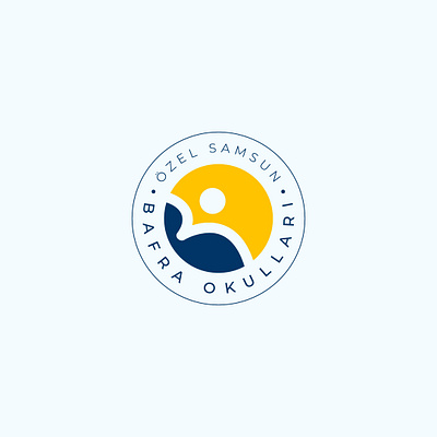 Bafra Okulları branding graphic design logo