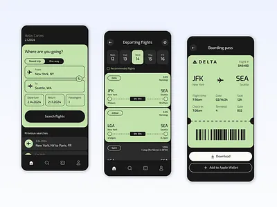 Flight app concept
