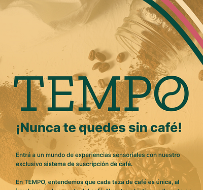 Landing page para cafetería