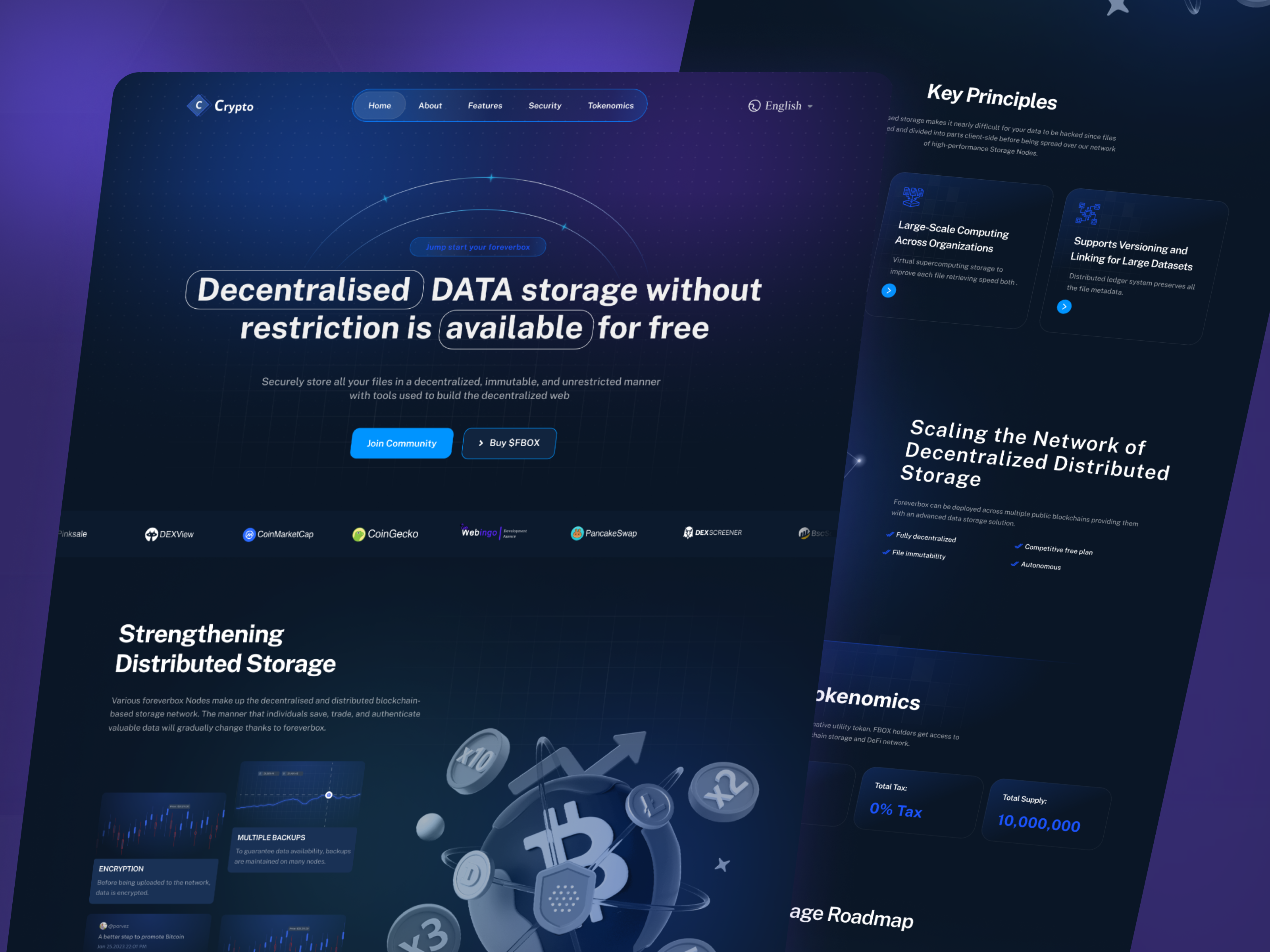 Crypto Landing Page Design by Parvez Masud on Dribbble