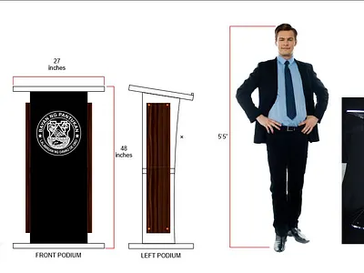PODIUM MOCK UP graphic design podium mock up