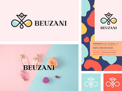 feminine flower logo beauty boutique brand brand identity branding clothing clothing wear design fashion feminine flora flower identity logo logo design logo designer